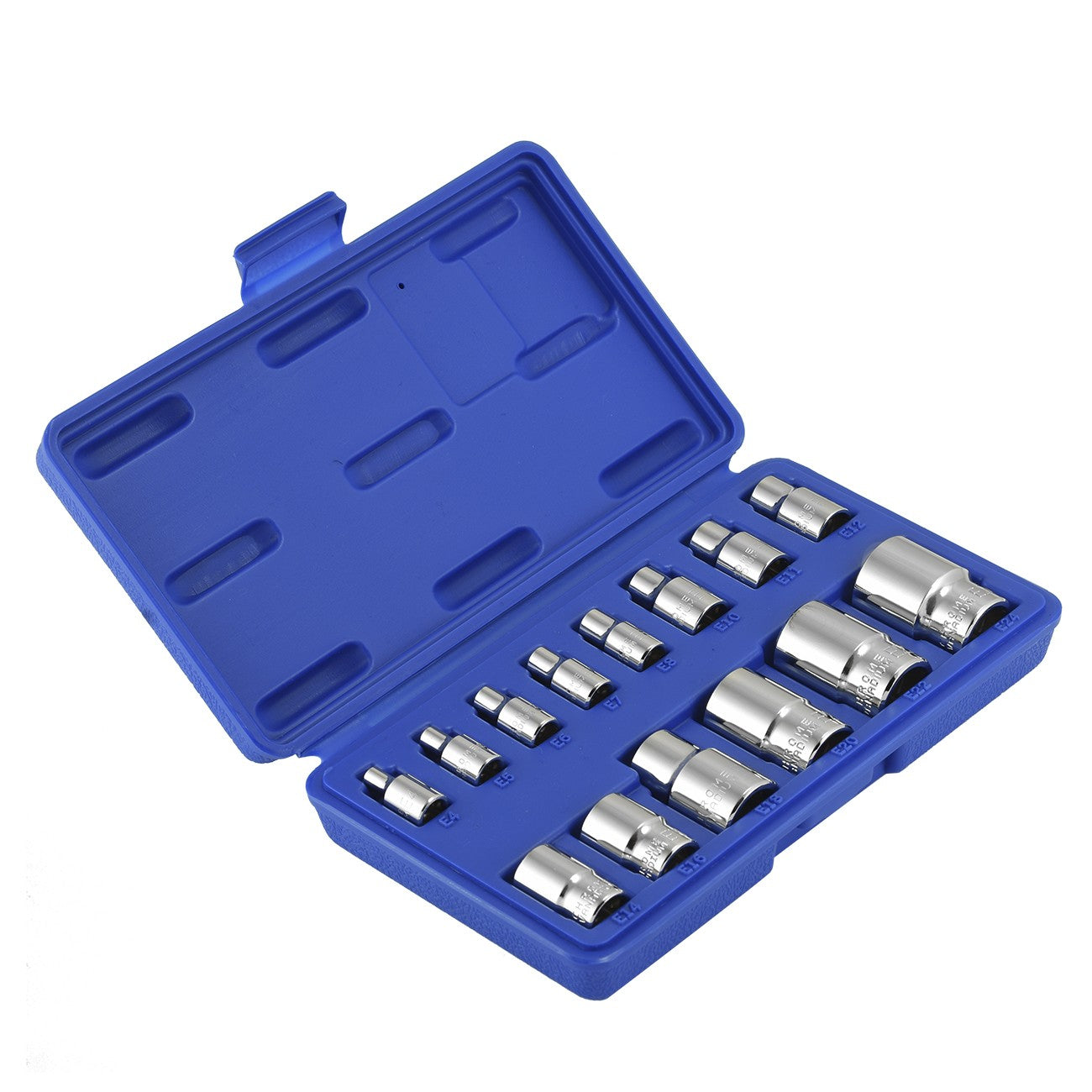 14 PC E Star Socket Tool Set - tool