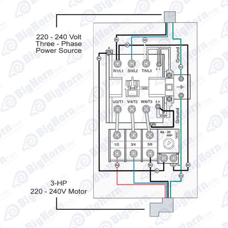 Three 3 Phase Magnetic Starter Control Switch - tool