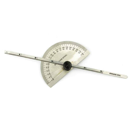 Precision Round Head Protractor Depth Gauge Angle Gage - tool