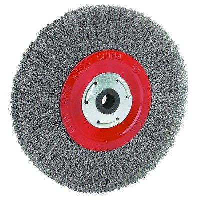 8" Steel Metal Wire Brush Wheel for Bench Grinder - tool