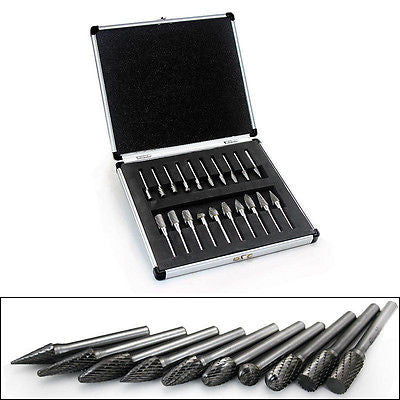 20 Piece Rotary Carbide Tool Bit Set - tool