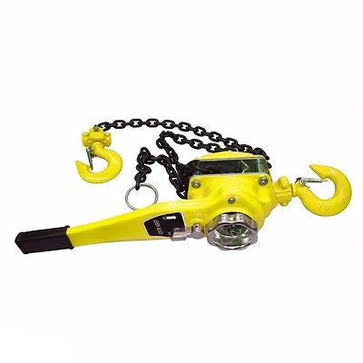 3 Ton Hand Lever Chain Block Hoist Come A Long Ratchet Winch Lift Ratcheting - tool