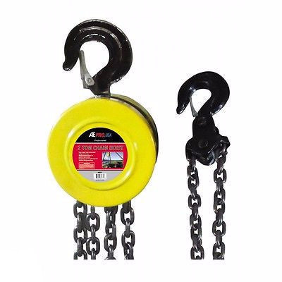 2 Ton Hand Overhead Engine Equipment Chain Hoist Lift Fall Manual - tool