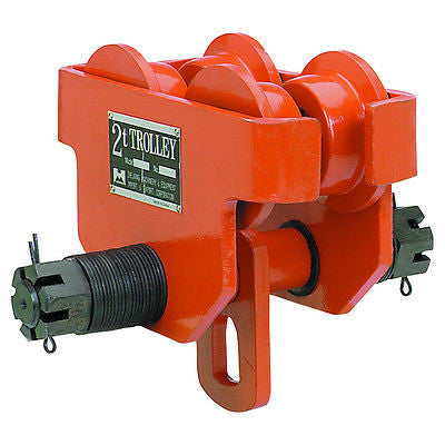 2 Ton Steel I-Beam Push Beam Track Roller Hoist - tool