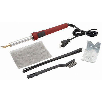 Plastic Welder Welding Tool Bender Former Heating Gun Iron Repair Reparing Kit - tool