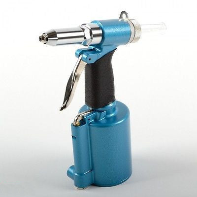 Pneumatic Air Power Hydraulic Pop Rivet Riveting Gun Tool Squeezer Riveter Kit - tool