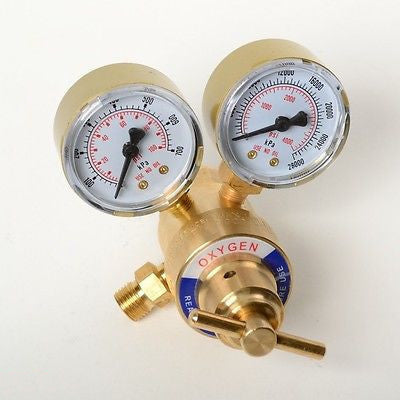 Replacement Oxygen Regulator Gage Set for Gas Welder Regulater Gauge Only - tool