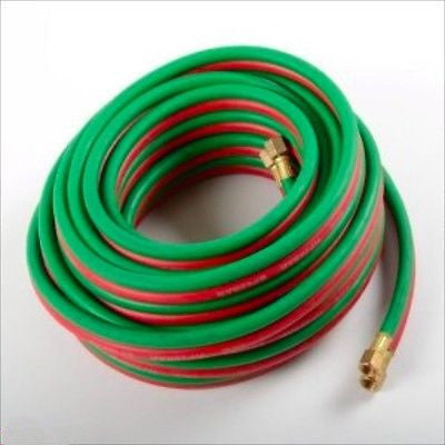 50' Foot Long Welder's Welding Hose Oxy Acetylene Twin Line Bulk - tool