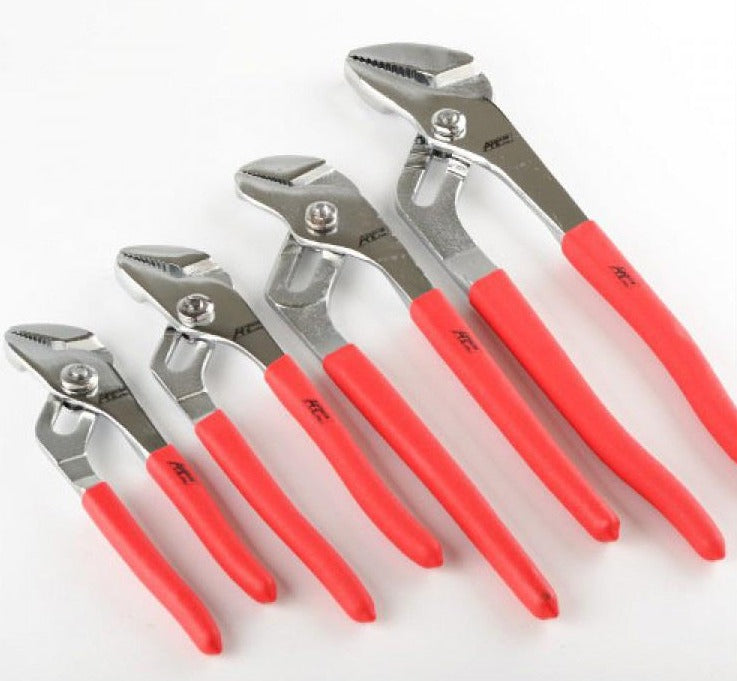 4 Piece Groove Slip Joint Mechanics Plumbers Pliers Tool Set