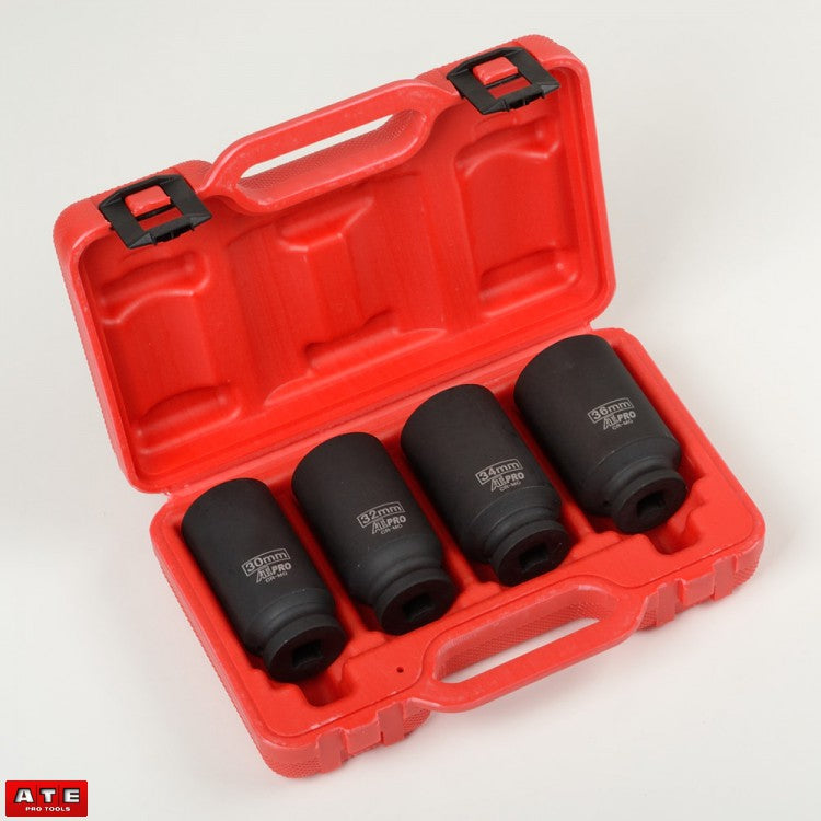 Metric Impact Axel Socket Set 12 Point - tool