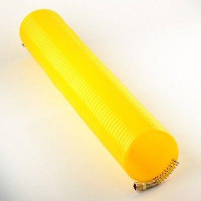 1/4" 50 Foot Yellow Pneumatic Recoil Air Hose