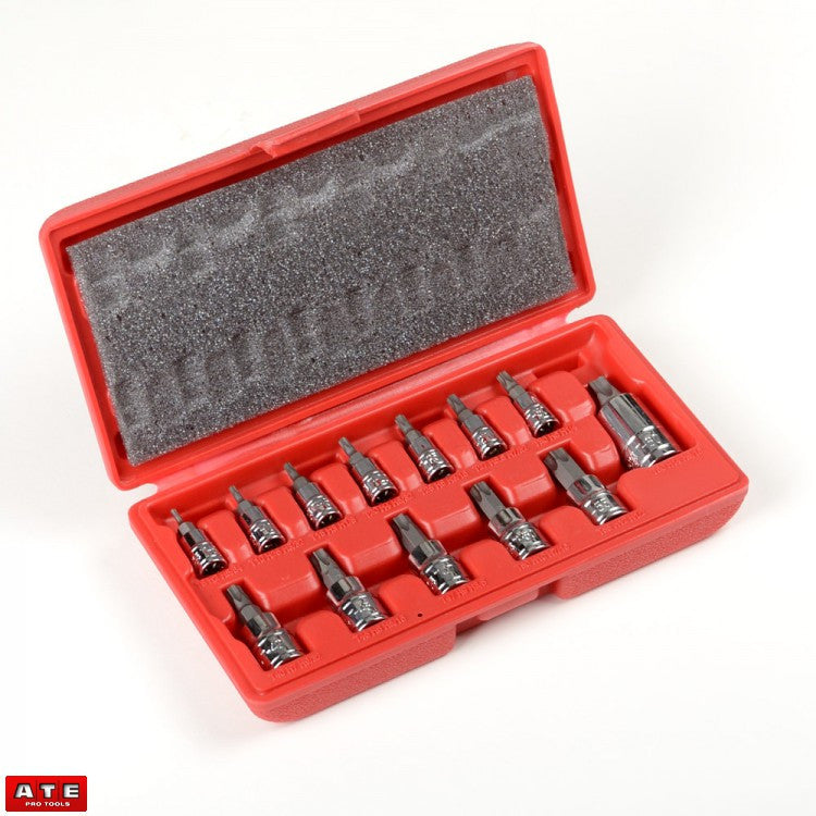 13 pc Tamper Proof Star Bit Socket Set - tool