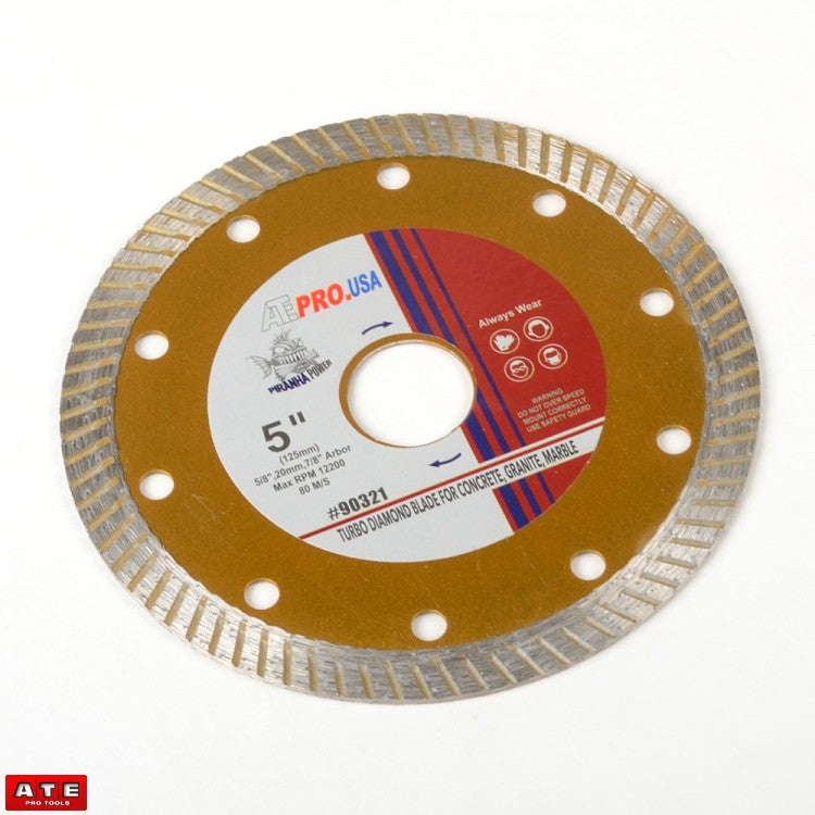 5" Diamond Blade for Cutting Stone Concrete Marble Granite - tool