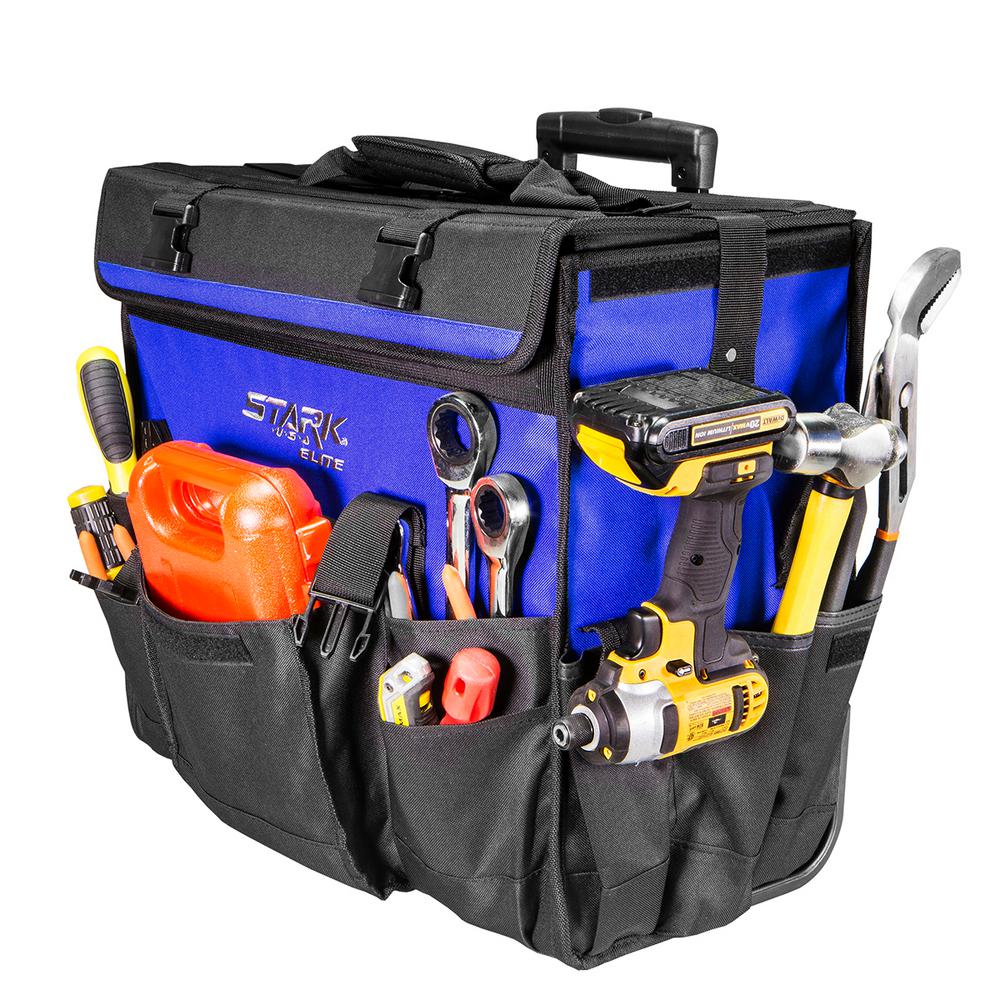 Large Rolling Tool Storage Bag Case - tool