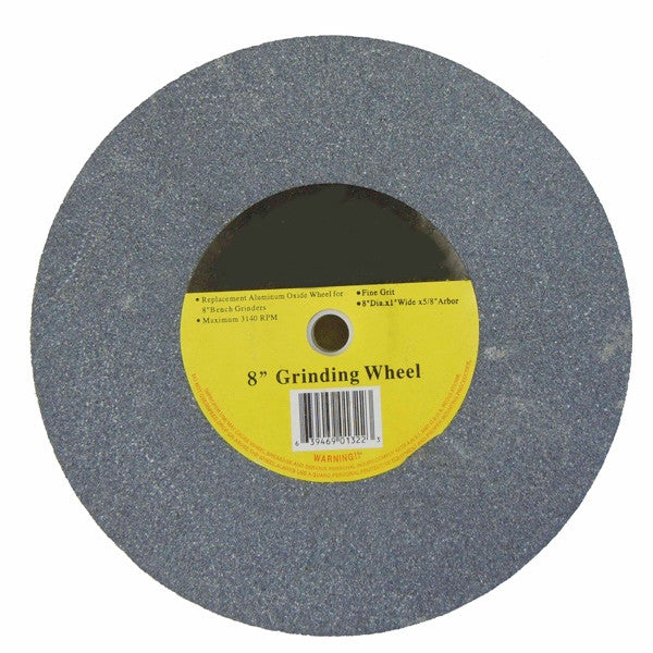 Replacement 8" Round Grinding Stone Wheel for Bench Grinder - tool