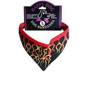 Flames Bandana Collar for Small Sized Dog Pet Cooler - tool