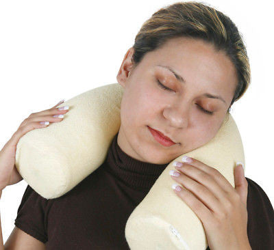 Round Tube Roll Adjustable Memory Foam Twist Neck Sleep Support Pillow - tool