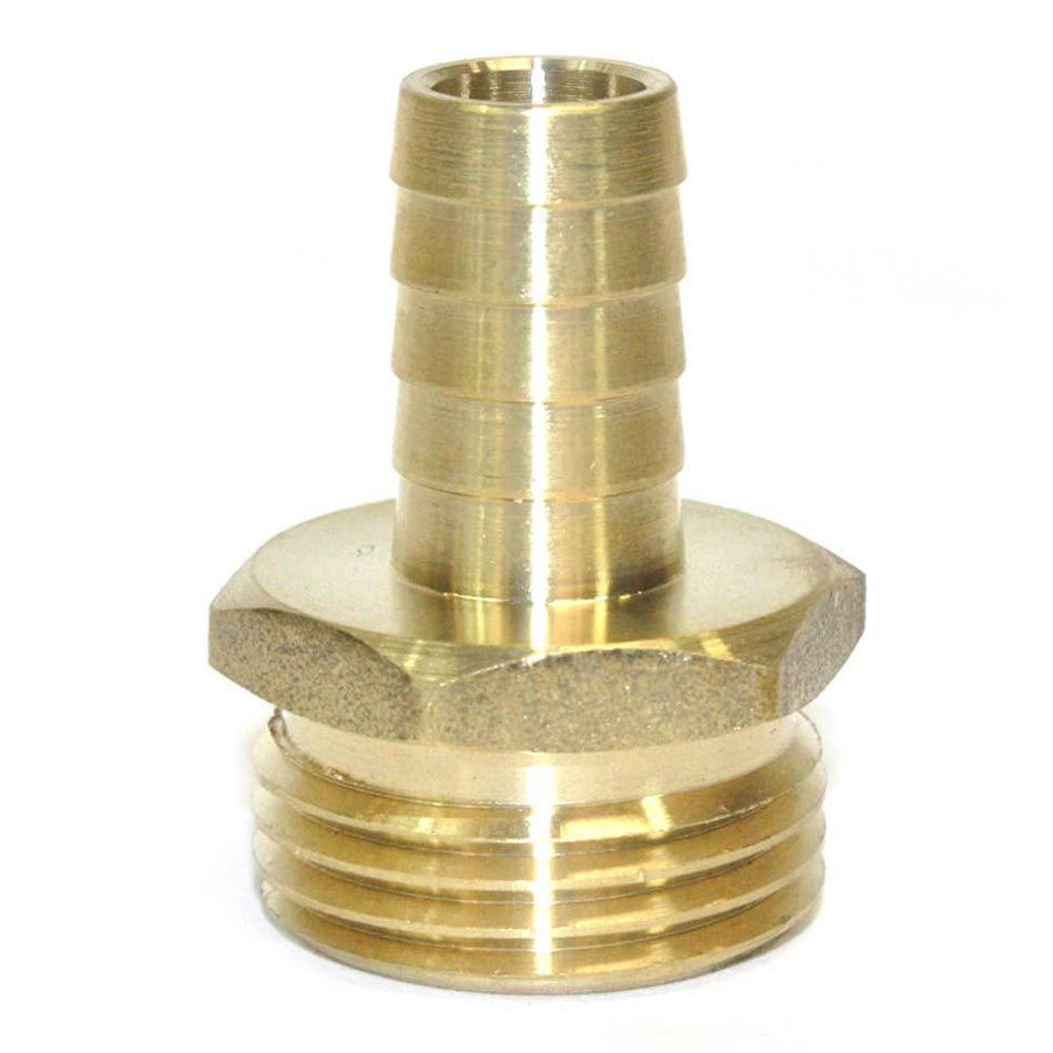 Brass 3/4" Garden Hose Male x 1/2" Barb Hose Fitting Repair Threaded - tool