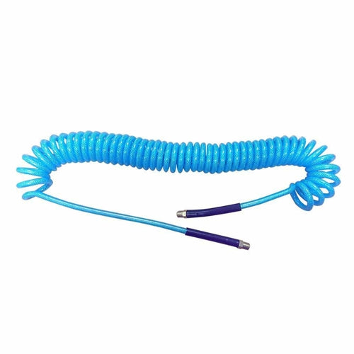 1/4 x 50 Foot Blue Flexible Coil Air Hose