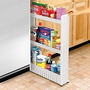 Laundry Washer Side Kitchen Slide Cabinet Pull Out Shelf Storage Rack Sliding Rv - tool