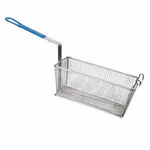 Rectangular Steel Deep Fry Basket for French Frying Cooker Holder Restaurant - tool