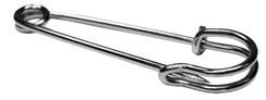 Jumbo Giant Size Big Large 5" Metal Steel Safety Pin Clip - tool