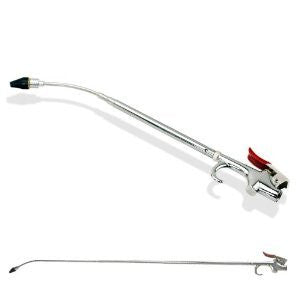 Telescoping Telescopic Blow Gun Air Blowgun Extendable 10-36" Long Rubber Tip - tool