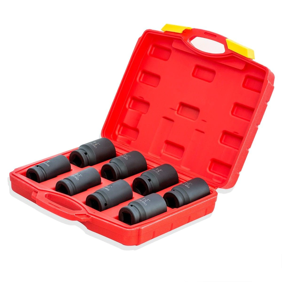 9 Piece 3/4" Drive SAE Deep Socket Set