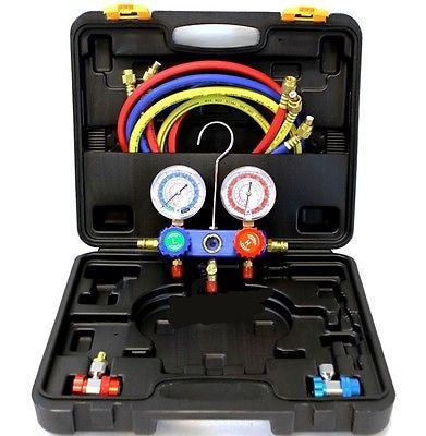 HVAC Air Conditioning Manifold Gauge Tool Set - tool