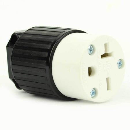 Straight Electrical Sideways Female Receptacle 3 Wire, 20 Amps, 250V, NEMA 6-20R - tool