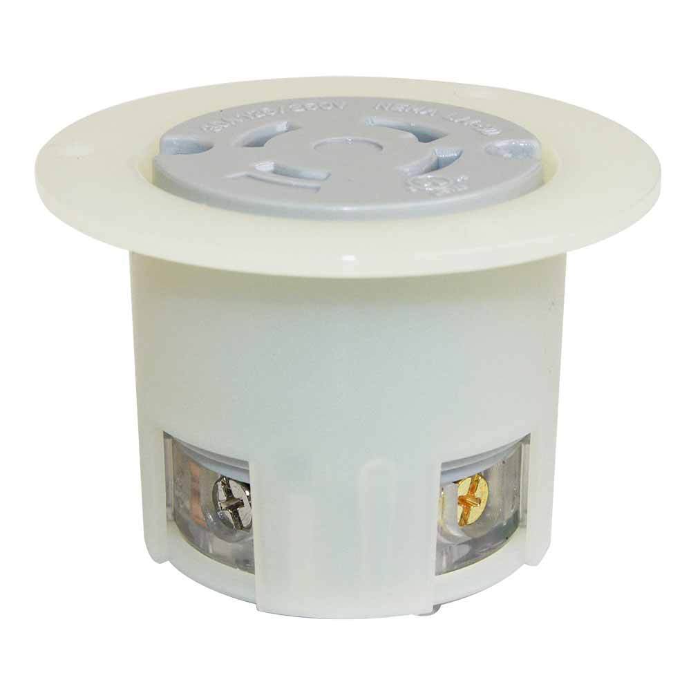 EMA L14-30R 3Pole 4W 30A 125/250V Flush Mount Twist Lock Receptacle Flange Outlet - tool