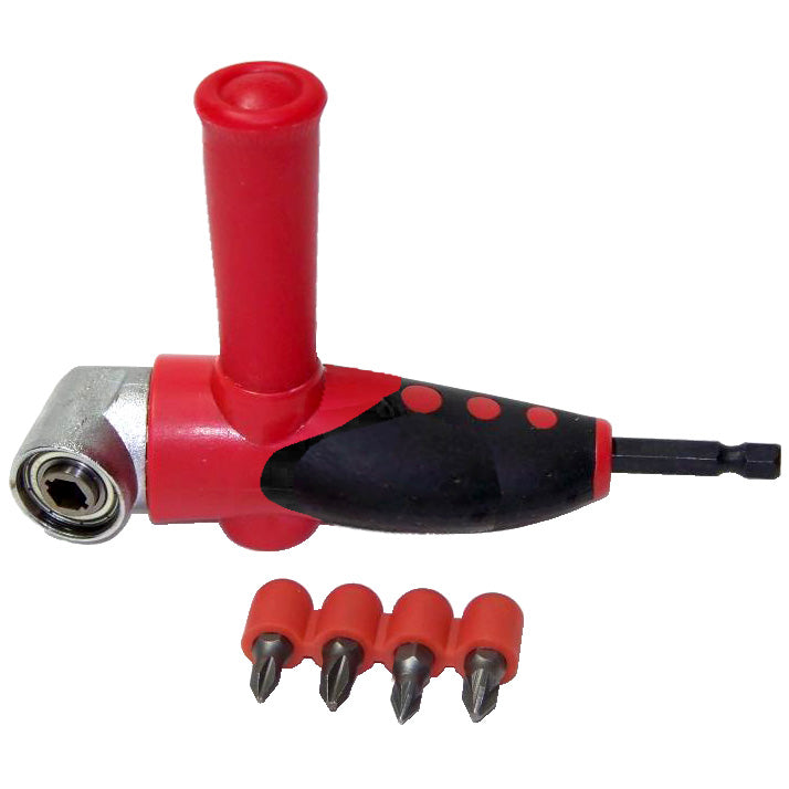 Right Angle Head Bit Hex Driver Attachment - tool