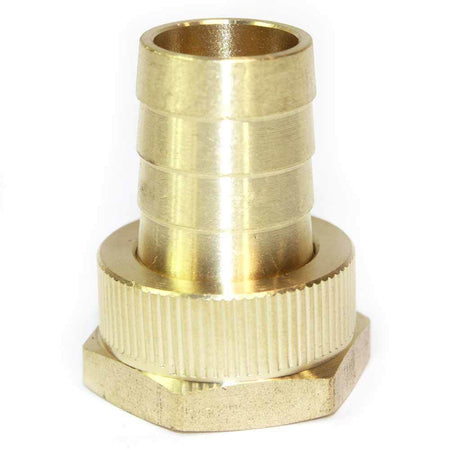 3/4 Inch Garden Hose Female x 1/2 Inch Barb Hose Fitting - tool