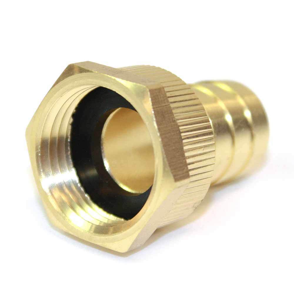 3/4 Inch Garden Hose Female x 1/2 Inch Barb Hose Fitting - tool