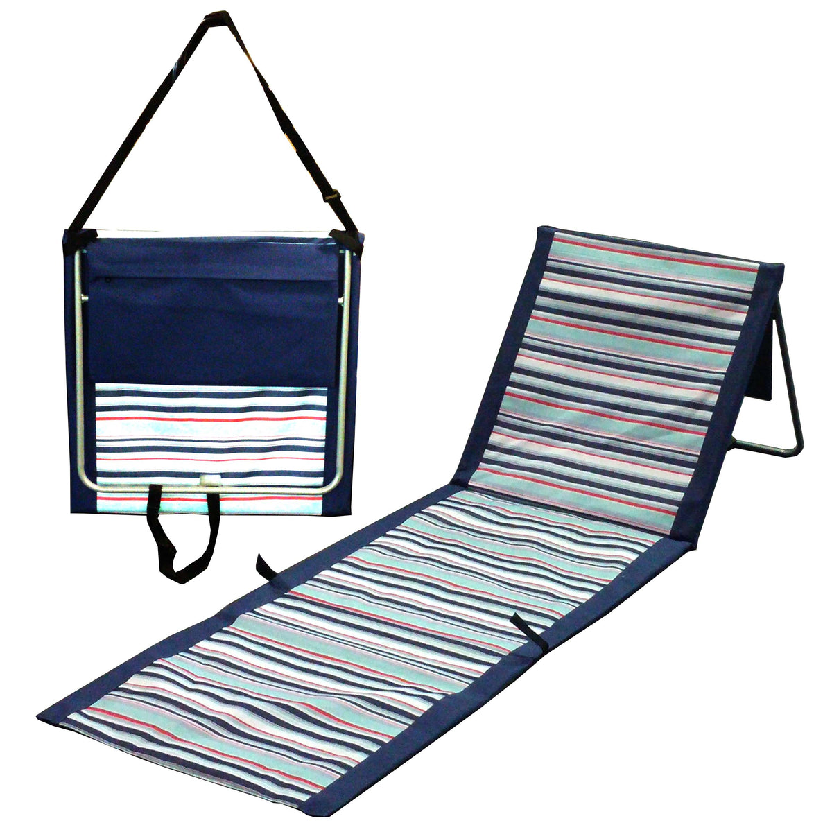 Portable Folding Beach Mat Lounger Chair - tool