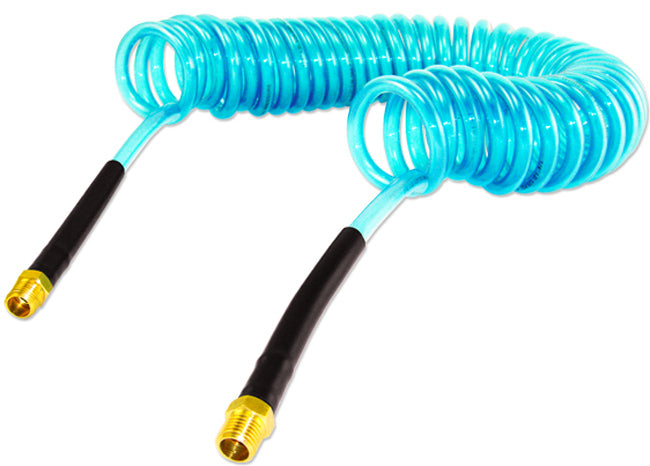 25 Foot Blue Recoil Air Hose - tool