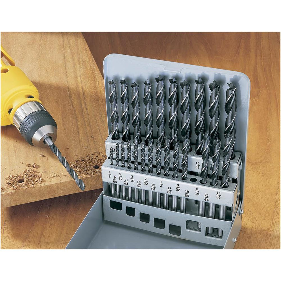 Brad Point Drill Bit Set for Wood