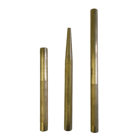 3 PC Brass Non-Sparking Drift Punch Set - tool