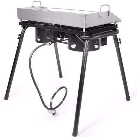 Outdoor Propane Flat Top Cooker Grill With Stand - tool