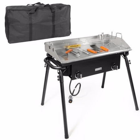 Outdoor Propane Flat Top Cooker Grill With Stand - tool