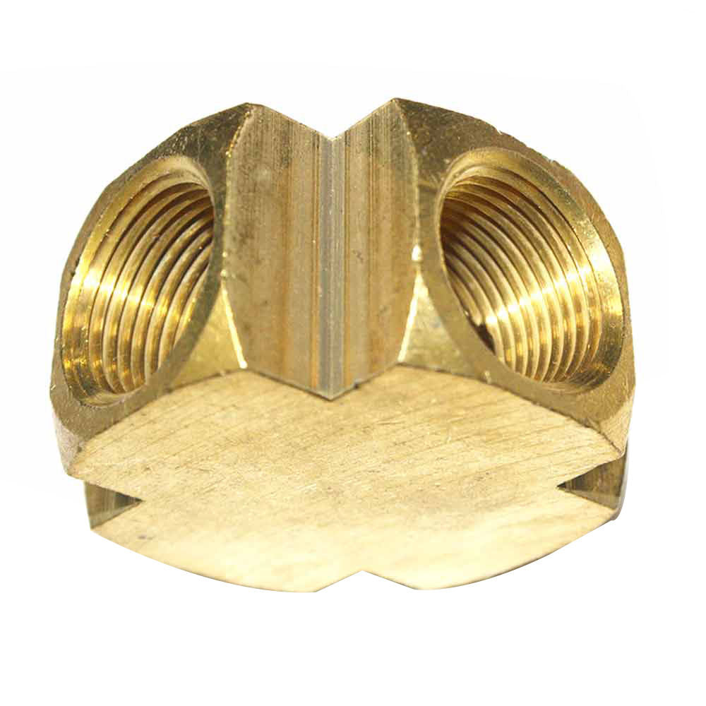 4 Way Brass Cross Fitting - 1/4" NPT Thread Threaded - tool