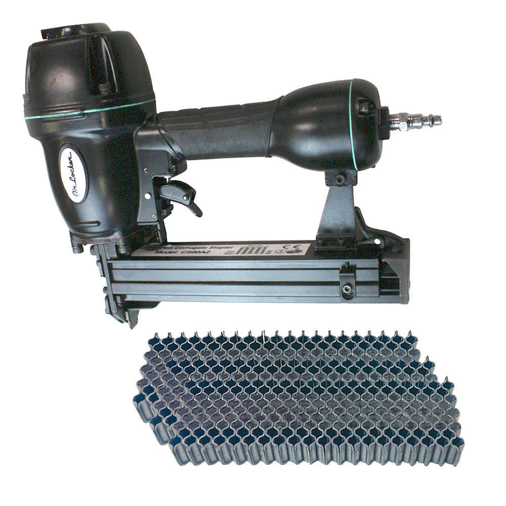 Air Corrugated Stapler for Wood Frames - tool