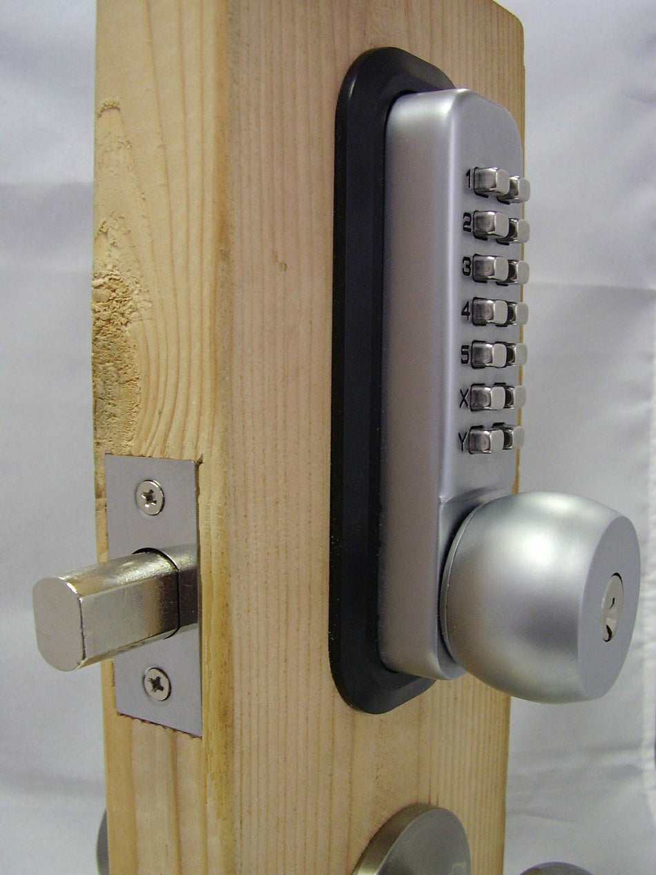 Mechanical Push Button Keyless Door Entry Lock - tool