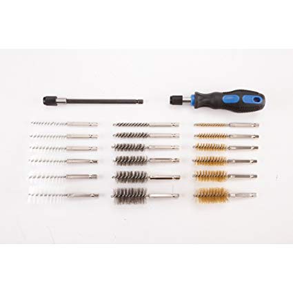 20PC Round Engine Brush Cleaning Kit - tool