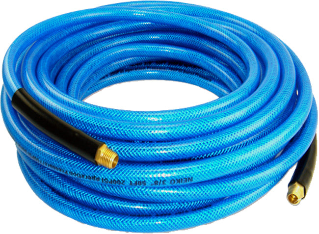 1/4" x 100 Foot Braided Iron Flex Air Hose - tool