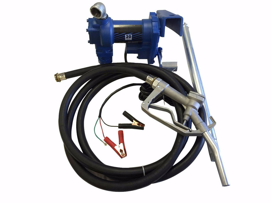 Electric Fuel Transfering Hose Gas Dispenser Oil Barrel Pump - tool