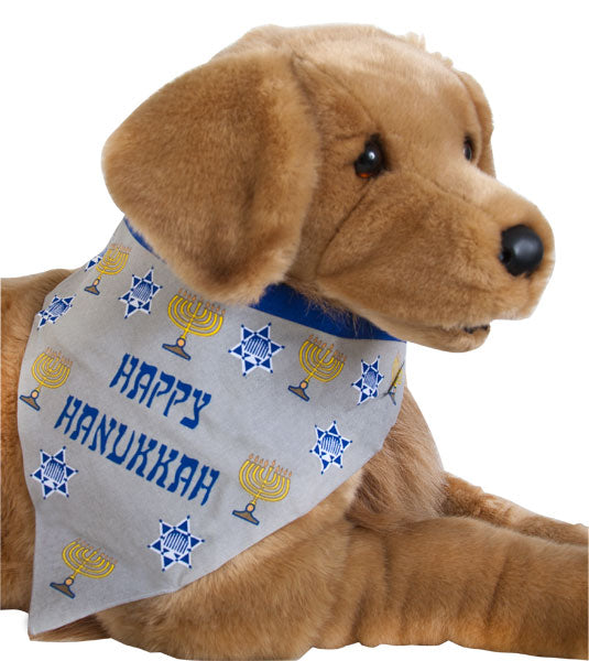 Large Hanukkah Dog Bandana