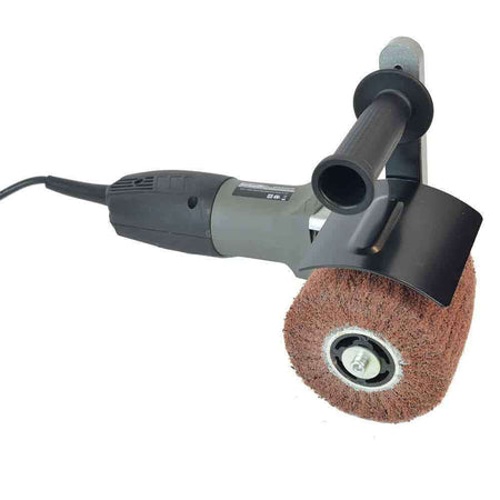 Electric Burnisher with Abrasive Wheel Sanding Roller Sander Stainless Steel Finisher Polisher - tool