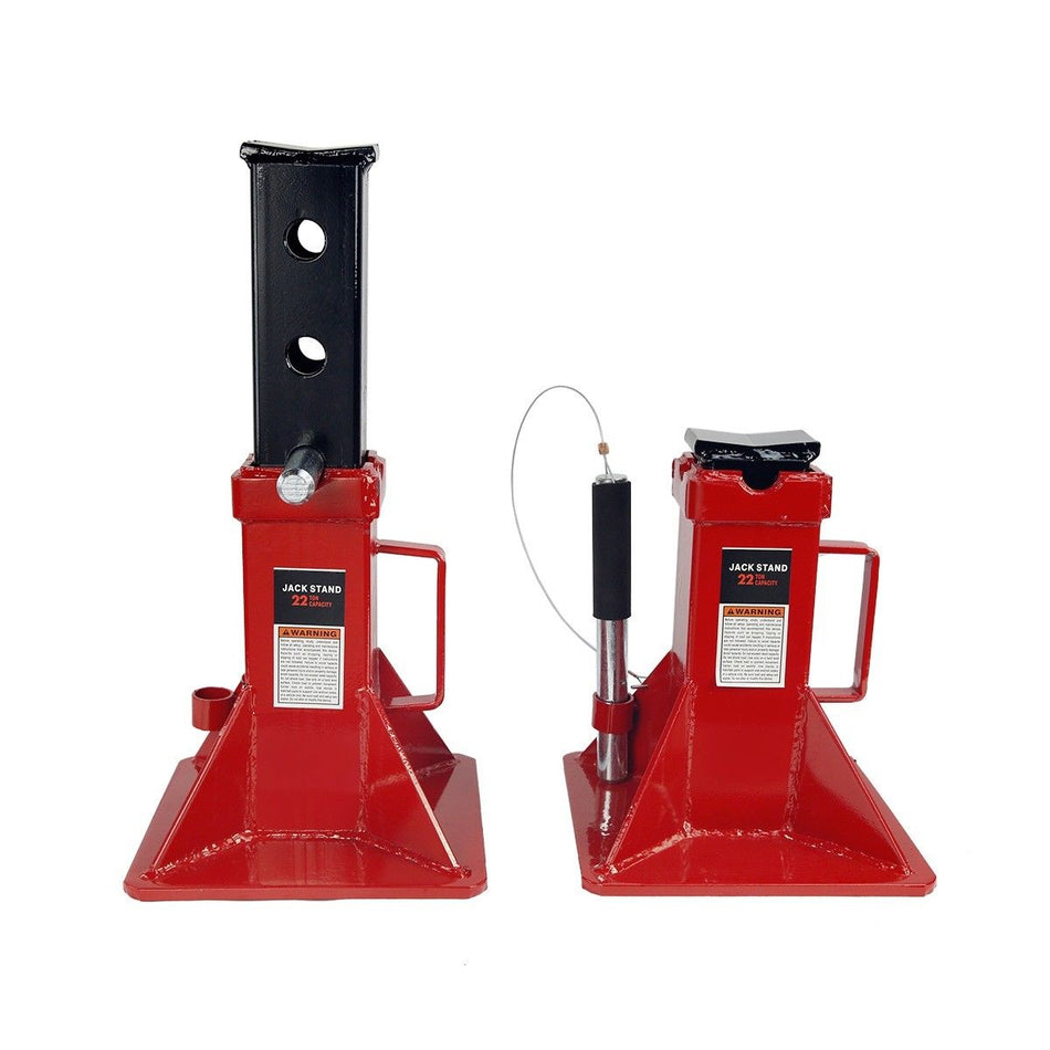 Pair of 22 Ton Jack Stands For Equipment Truck or Motorhome - tool