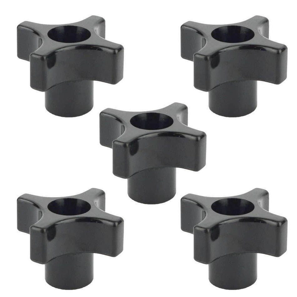 5 Pack of Jig Knobs 1/4 x 20 Threaded Thru - tool